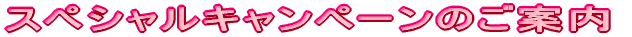 �X�y�V�����L�����y�[���̂��ē�